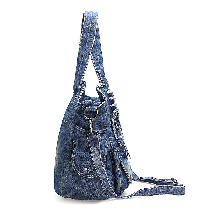 DIRTY ICON - Denim Shoulder Bag