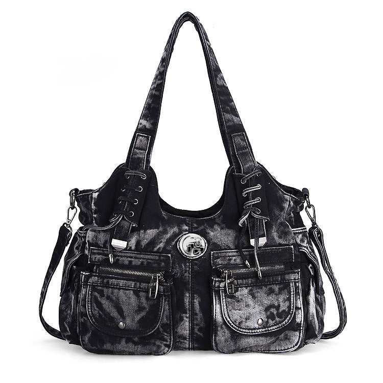 DIRTY ICON - Denim Shoulder Bag