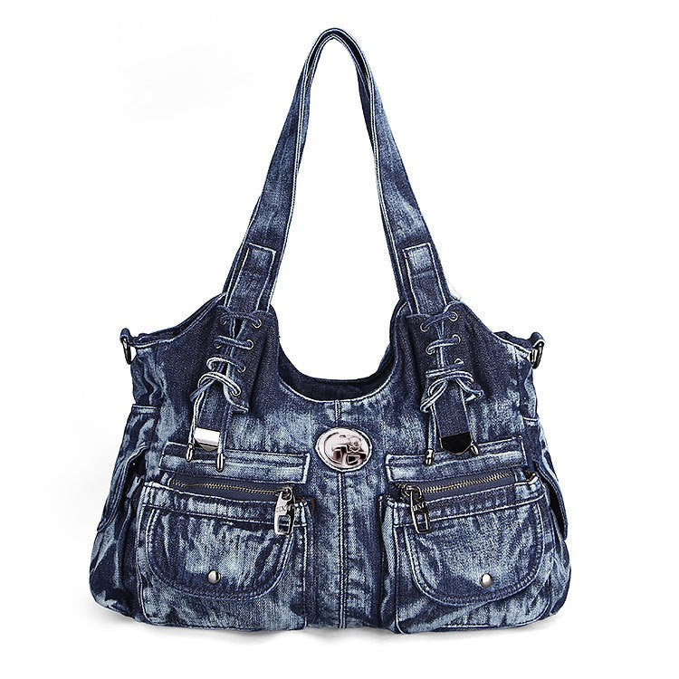 DIRTY ICON - Denim Shoulder Bag