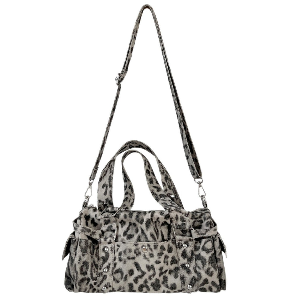 SNOWY LEOPARD - Boston Bag
