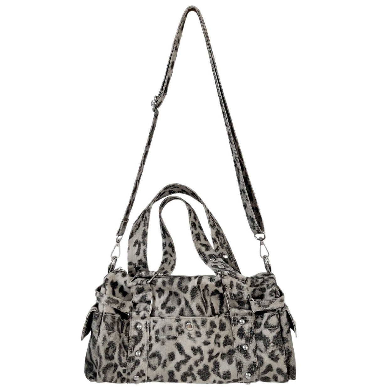SNOWY LEOPARD - Boston Bag